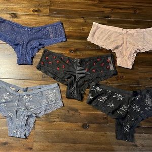 Victoria’s Secret panty bundle, 5 pairs, Size XL, tags remove, never worn